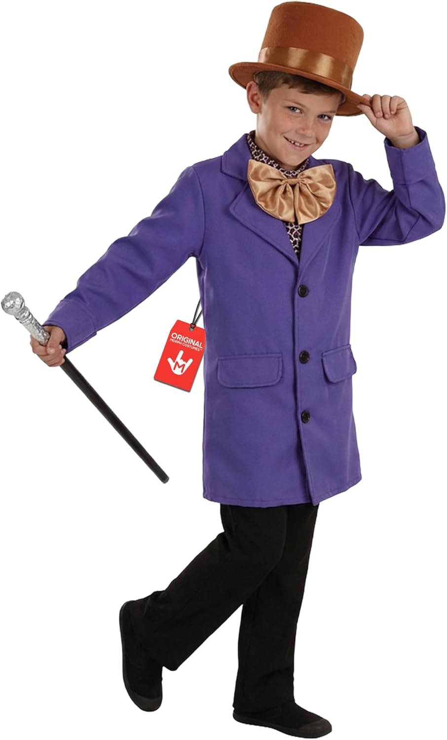 fun shack Chocolate Factory Owner Costume Kids, Chocolate Factory Worker Costume, Book Characters Costumes for Kids