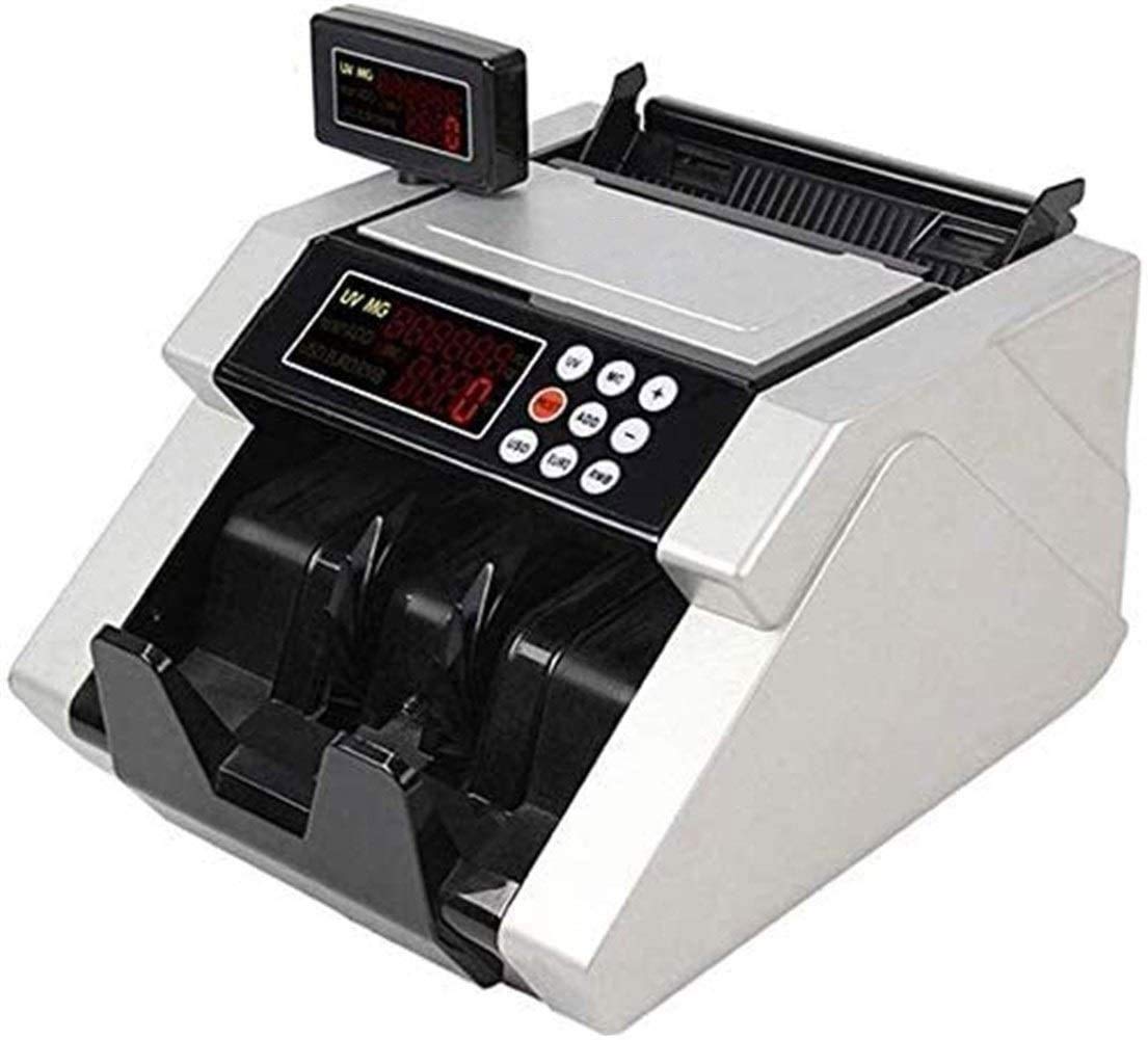 Máquina contadora de Dinero de Grado empresarial con detección de Billetes Falsos Ultravioleta/magnético (UV/MG), Pantalla LCD, Detector de detección de Billetes Falsos para supermercados