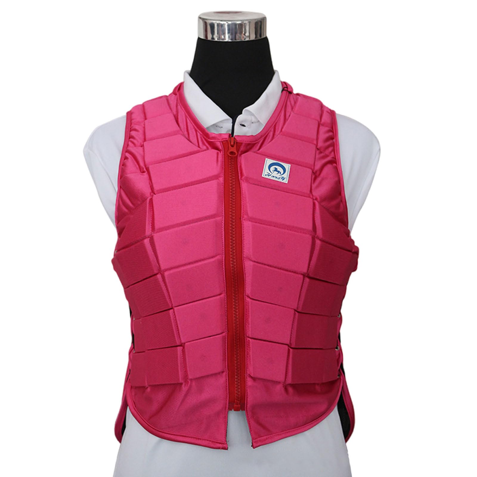 Gilet Equestre,Gilet equestre vestibilità Comoda,Gilet Protettivo equestre,Gilet Protettivo per Equitazione Equestre Protettivo,Comodo e Aderente,per Allenamento per Equitazione