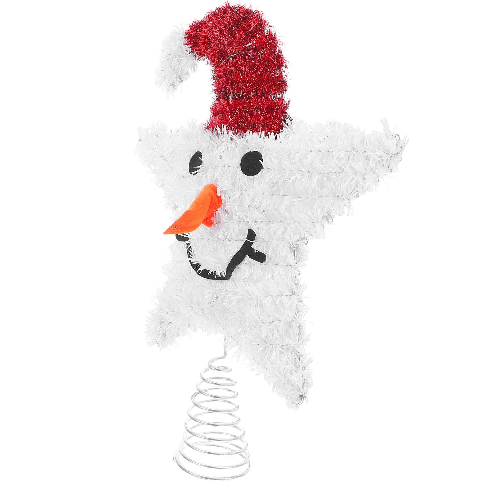 TOYANDONA 4 Pièces Étoile de Sapin Bonhomme de Neige, Décoration de Noël