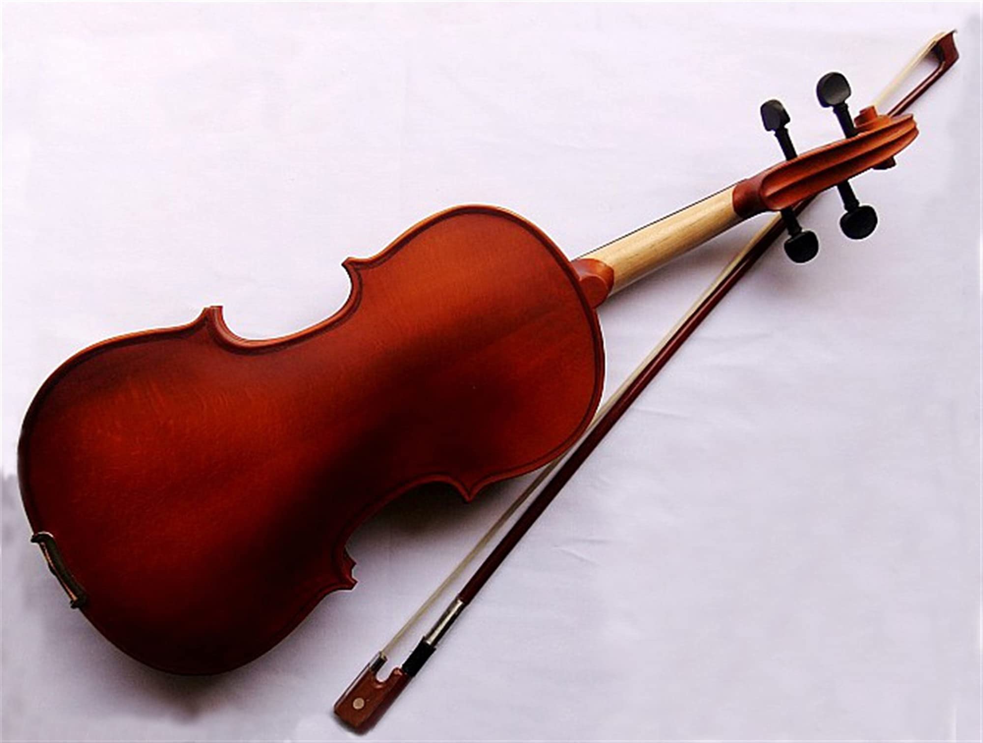 Violino 39 Cm Marrone Violino Per Bambini BSTCAR - Con Arco, Corde Regolabili, Per Principianti (Marrone Chiaro) Strumento Musicale Bambini - Foto 8