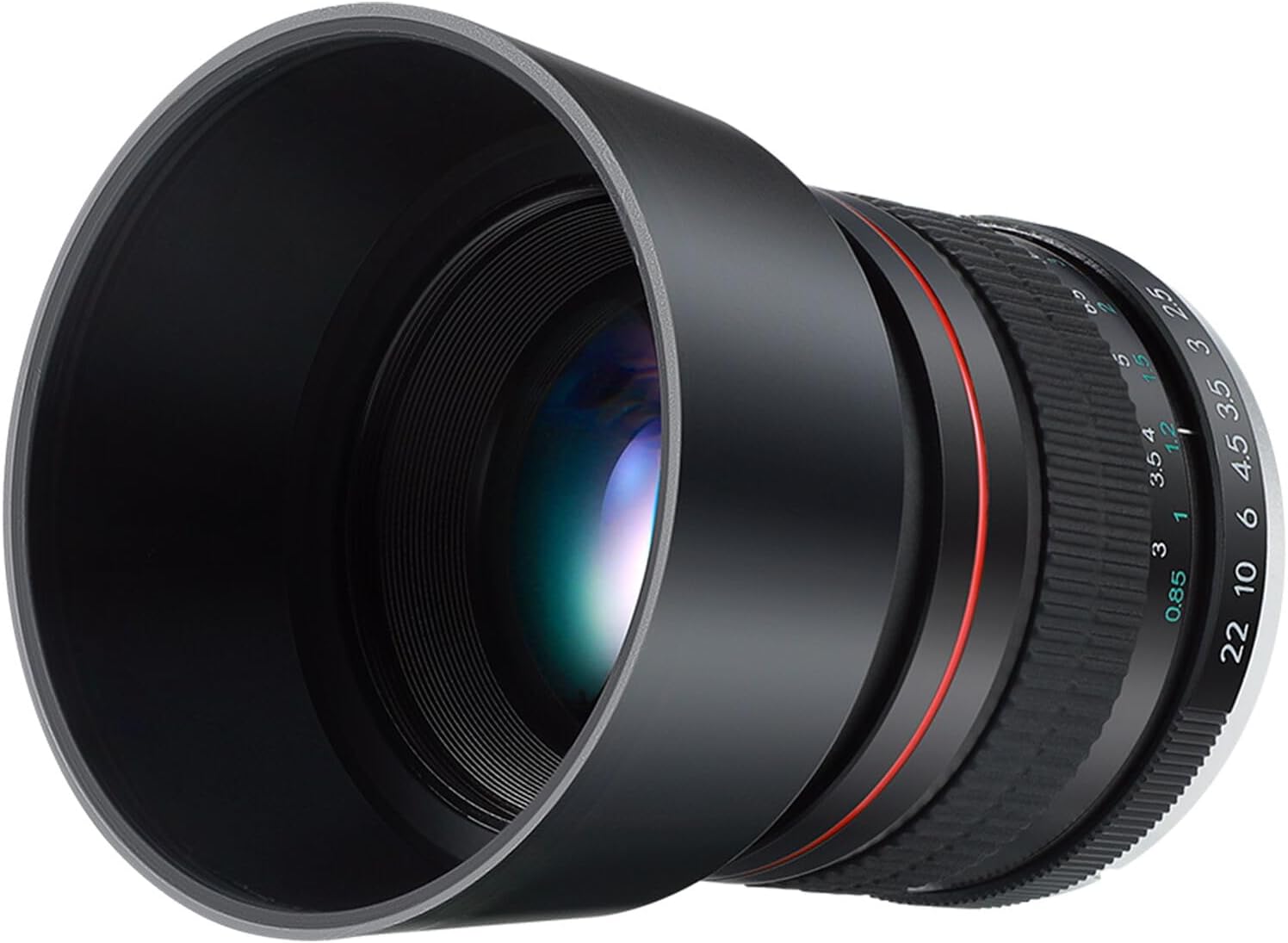 EF Mount Lens- JINTU 85mm f1.8 Telephoto Manual Fixed Focal Portrait Lens for Canon SLR Cameras T7i T7 2000D 4000D 90D 80D 70D 60D 50D 650D 600D 750D 700D 550D 450D 7D II 6D 5D T6s T6i T6 T5i T5 T4i