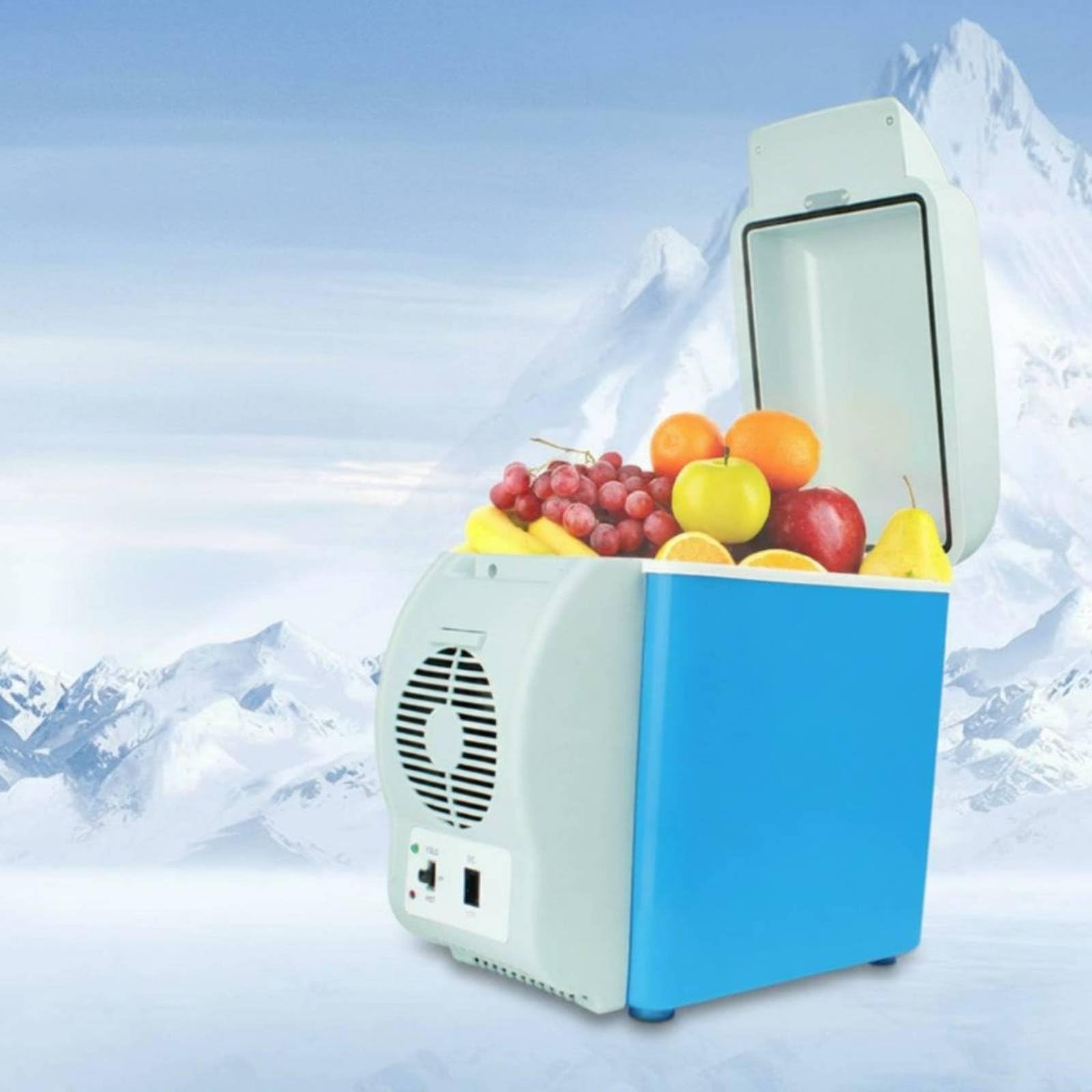 Baoblaze Frigorifero Portatile Auto Mini Frigo Elettrico Termico Scaldavivande Campeggio Raffreddatore Riscaldatore Ad Alimentazione 12V Capacità di 7.5L