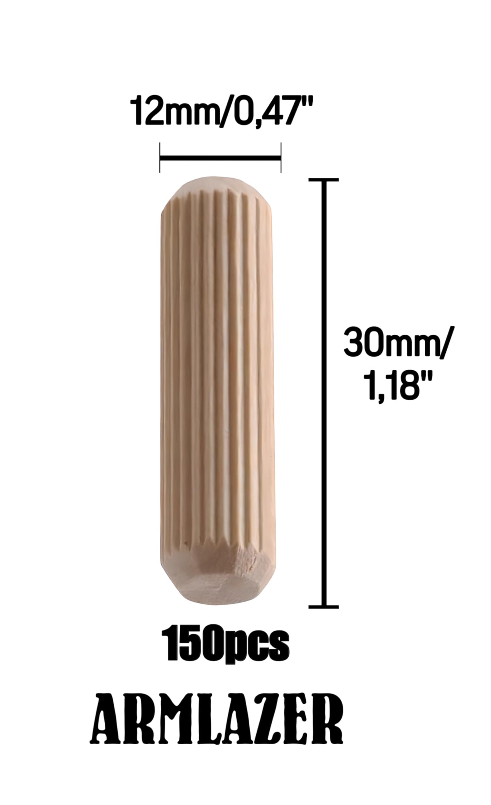 Tasselli Legno Faggio 6x30 Mm - 500 Pezzi Per Fai Da Te E Mobili - Foto 11