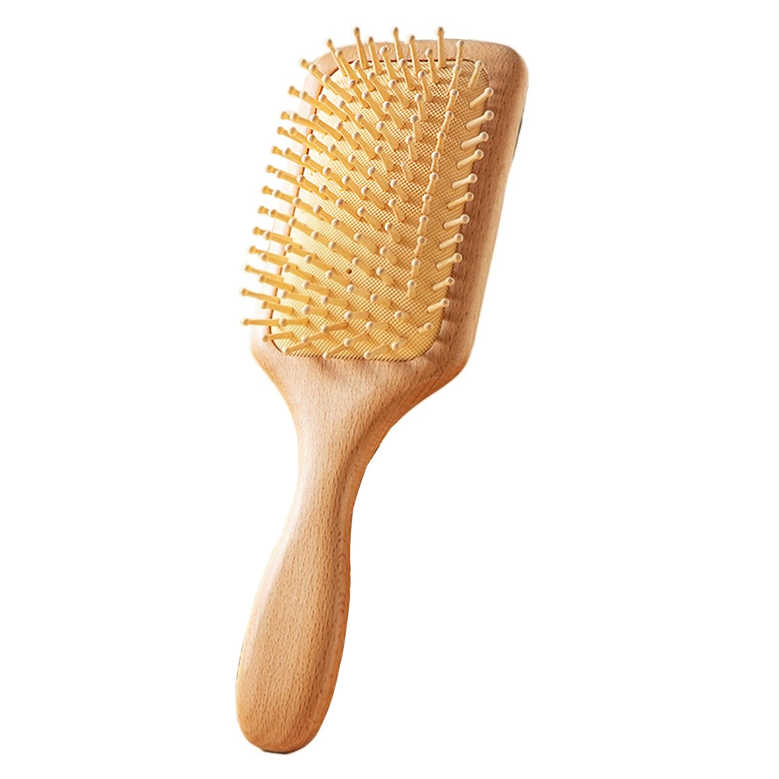Spazzola per Capelli antistatica, Pettine massaggiante in Legno per Cuoio capelluto, Spazzola per Capelli con Cuscino d'Aria districante, Nodi e