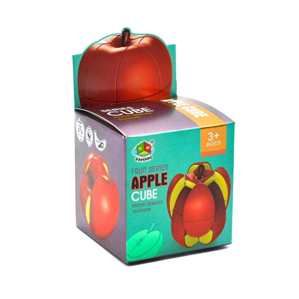 Cubelelo Apple Puzzle | Unique Fruit-Shaped 3D Brain Teaser Toy
