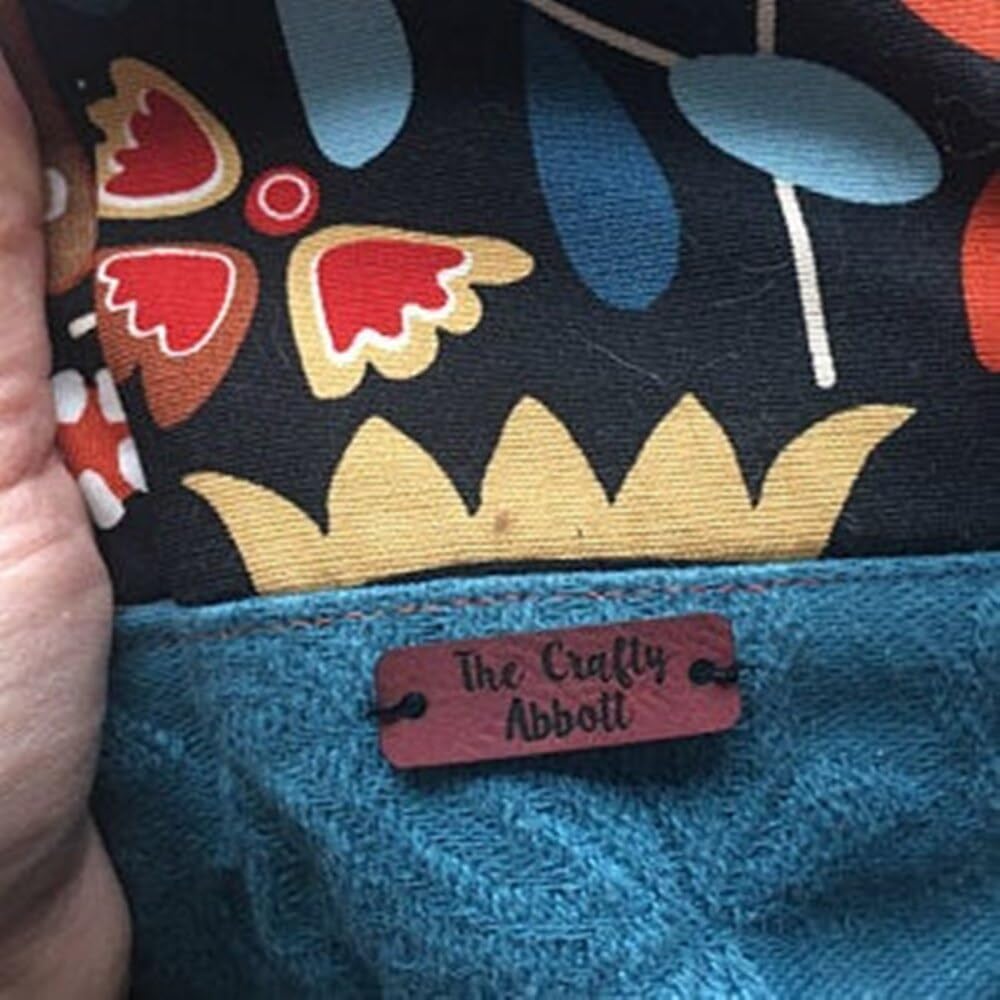 Personalized Labels, Custom Labels, Knitting Labels， Labels for Handmade Products，Leather Tags for Crochet|Sewing| - - (Color: Custom Color 5)