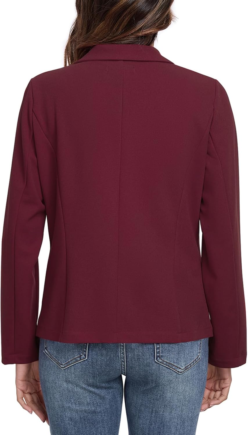 MINTLIMIT Long Sleeve Blazers for Women Button Front Lapel Collar Jacket Casual Work Office Blazer Jackets with Pockets - Image 6