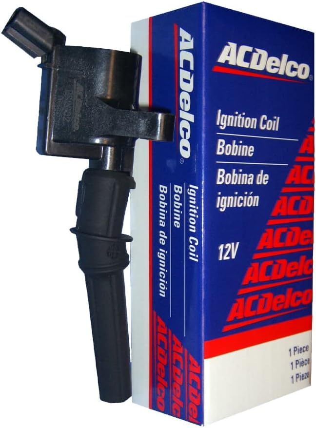 AD Auto Parts Coil Pack - OEM Ignition Coil + OEM Platinum Spark Plug Set Compatible with DG-508 SP493