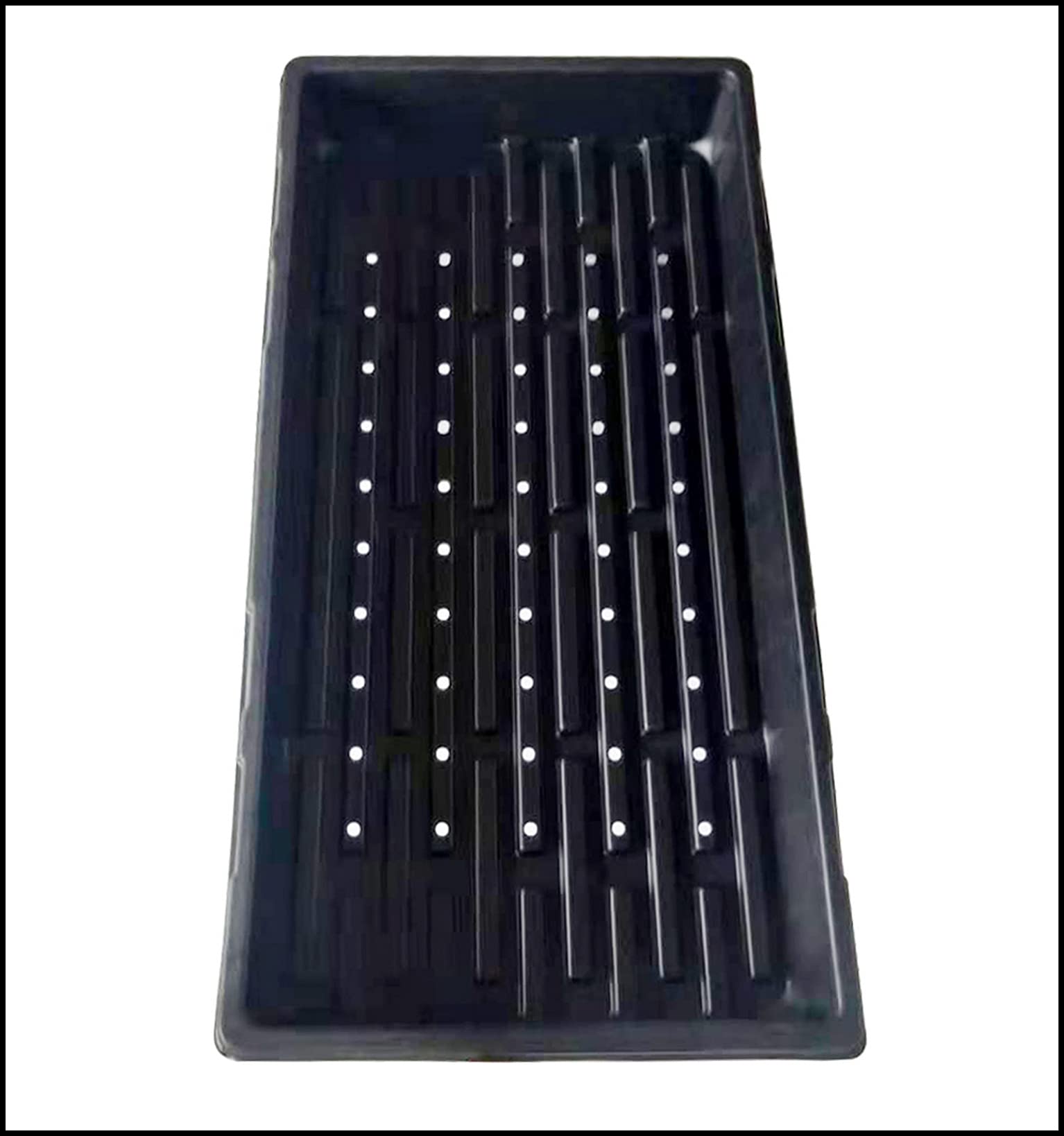 18-Pack 1020 Seedling Trays with Holes - Extra Strength Heavy Duty,10" x 20", Reusable 1020 Nursery Trays for Seed Germination, Plant Propagation, Garden Seed Starter and Microgreens