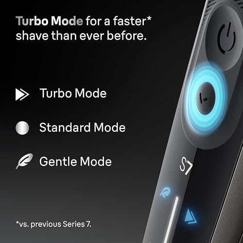 Braun Series 7 Electric Shaver for Men, Wet & Dry Shave, Waterproof Foil Shaver with Beard Trimmer & Body Groomer, Clean & Charge SmartCare Center, Engineered in Germany, Gold, 72-C7650cc - 4