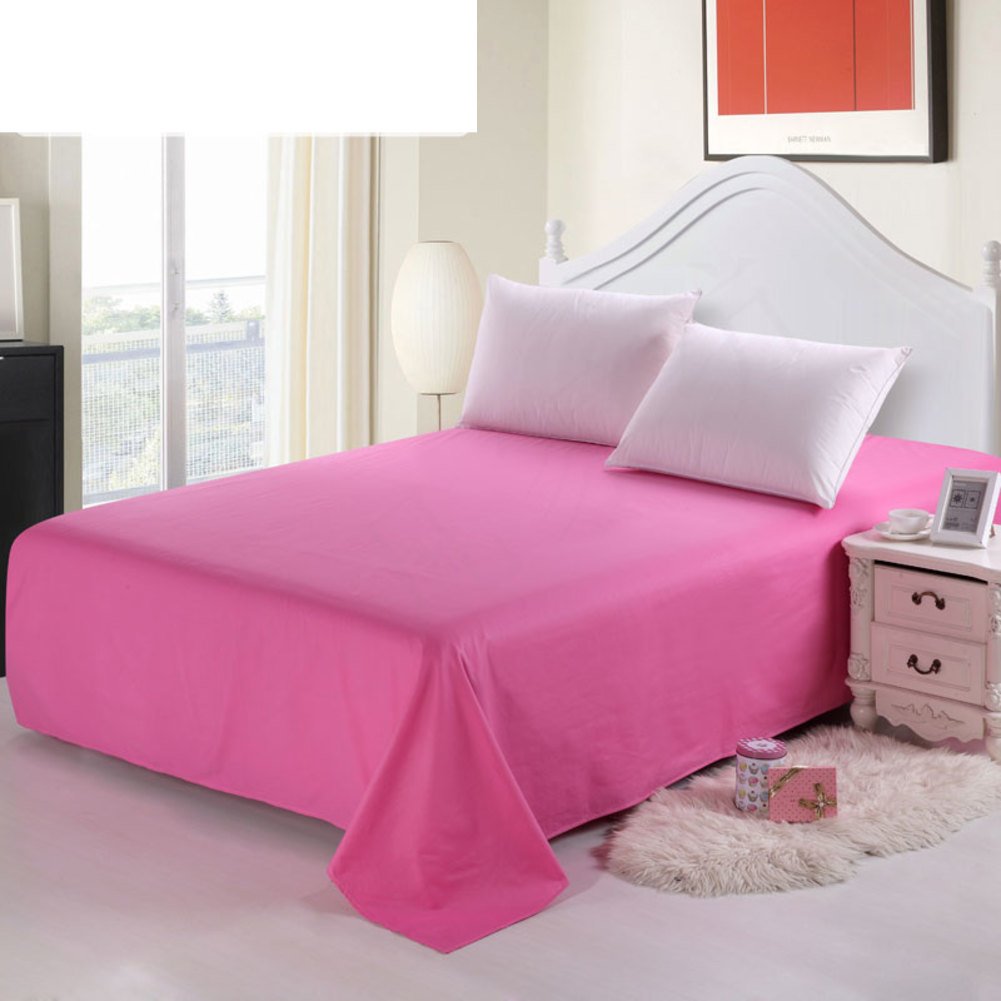 Drap en coton haut de gamme grande dimension 245x270cm pour lit simple