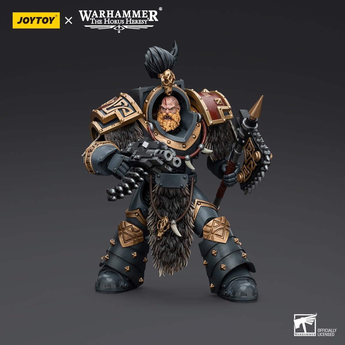 JoyToy Warhammer 40k The Horus Heresy Space Wolves 1/18 Scale Collectible Action Figure: Space Wolves Varagyr Wolf Guard Squad Varagyr Terminator 3