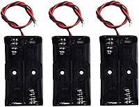 Vista 2 de Paquete de 3 2 soportes de batería AA con cables, 2 soportes de batería AA con cables