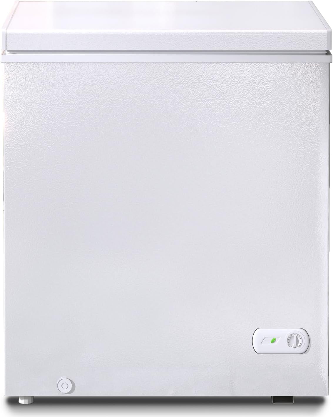 7.0 Cubic Feet Chest Freezer, White Deep Freezer with Removable Baskets, Free Standing Top Open Door Compact Freezer with Adjustable Temperature (7.0 Cu.Ft)