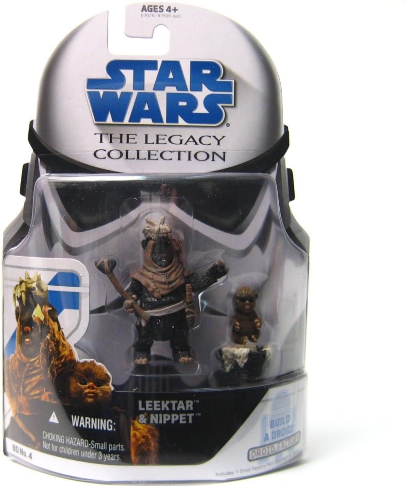 Hasbro Star Wars The Leagacy Collection Ewoks Leektar and amp; Nippert Action Figure