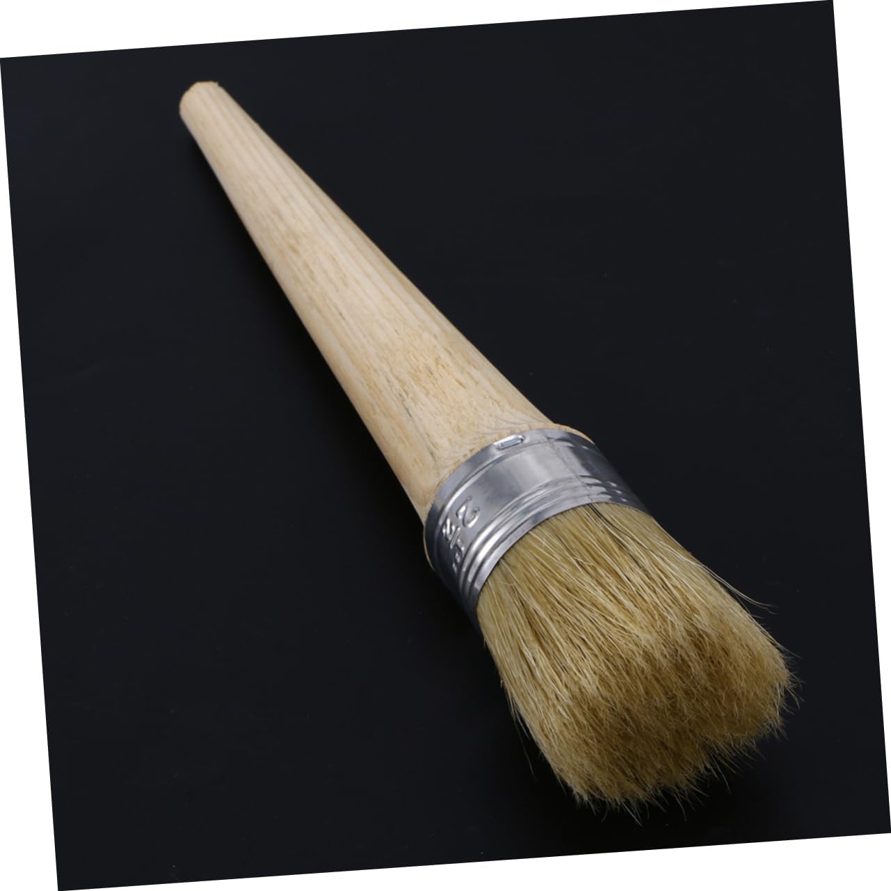 Professional Paint Wax Brush Round Brush Set Large Head for Furniture Decor Wood