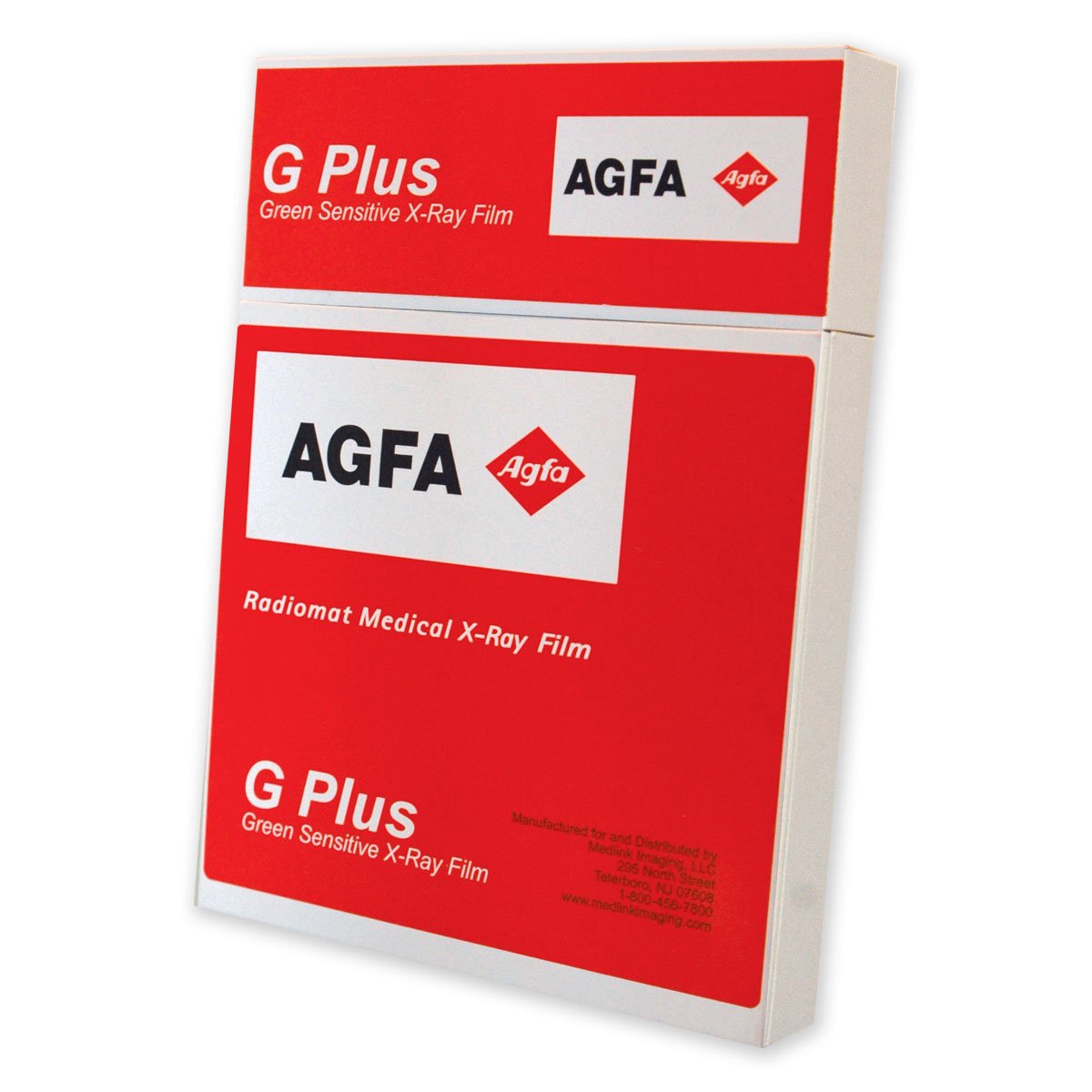 AGFA RADIOMAT PCG2430 XRay Film, Full Speed, 24 cm x 30 cm, Green