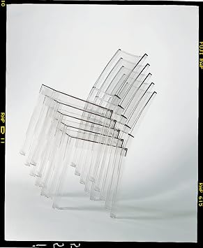 Kartell La Marie Chair by Philippe Starck, Pack of 2, Transparent Crystal