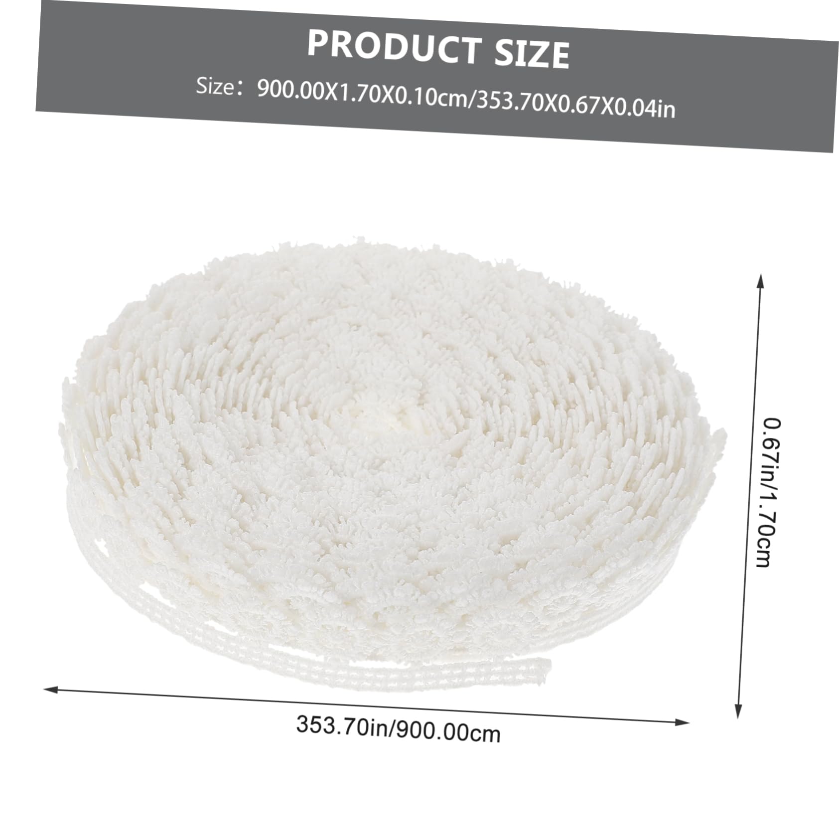 STOBOK 5rollos Cinta De Encaje Decorativa Para Manualidades De Yardas De Encaje Bordado Para Vestidos De Novia Ropa y Accesorios De Costura