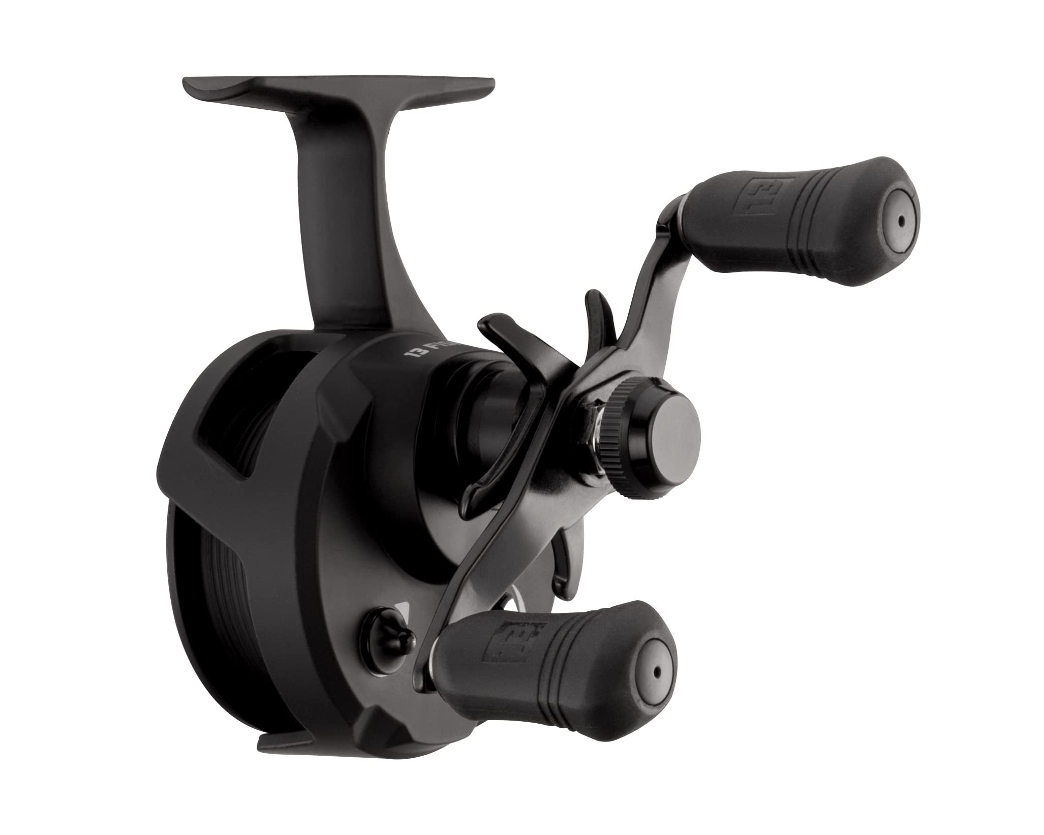 13 Fishing - Descent - Inline Ice Fishing Reel - 2.7:1 Gear Ratio - Left Hand Retrieve (Gen 2)