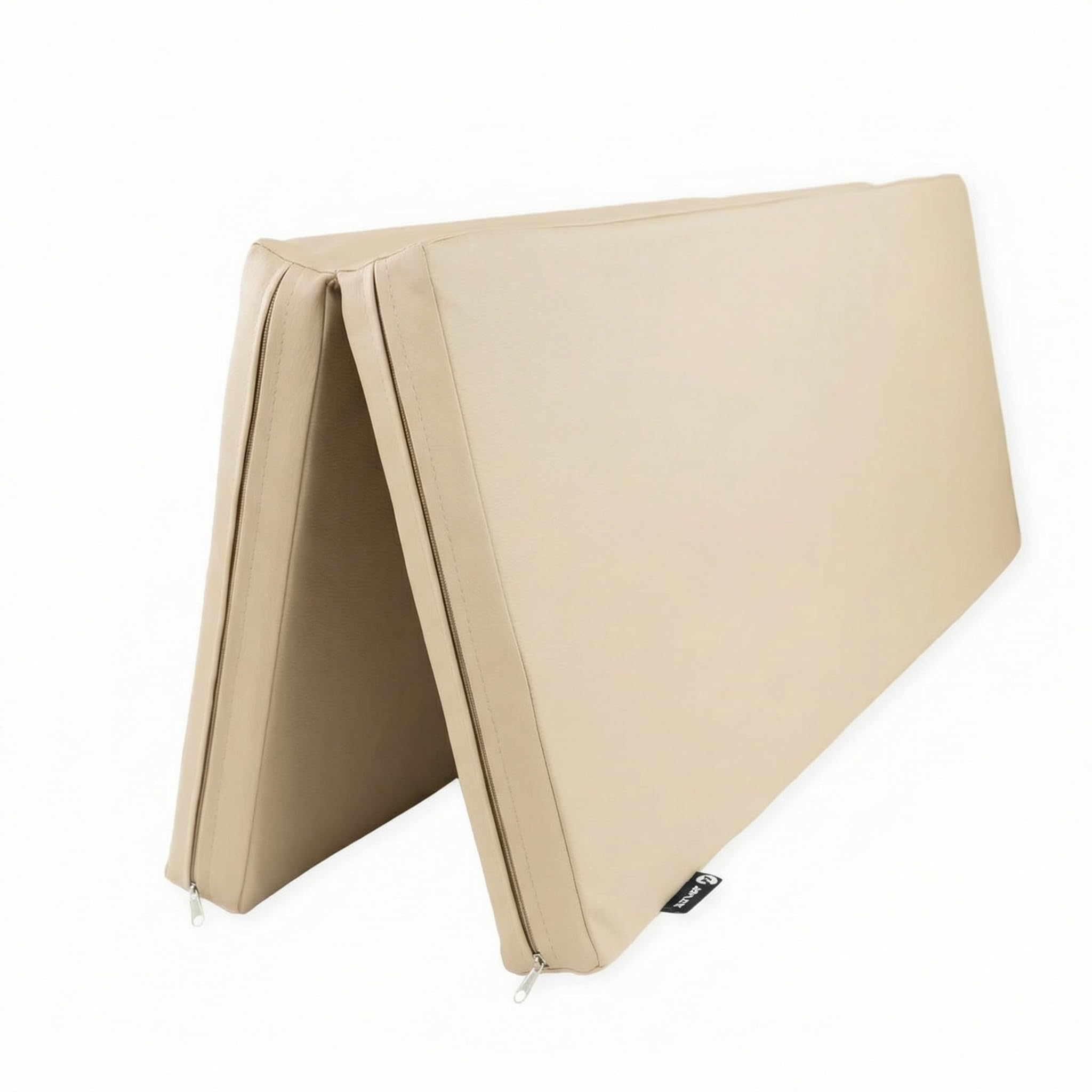 Jeflex® Klappbare Weichbodenmatte 105x82x6cm Grau – platzsparend faltbar, Kunstleder – Turnmatte & Unterlage für Klettergerüste, Sprossenwand, Sport & Spiel – Made in Germany
