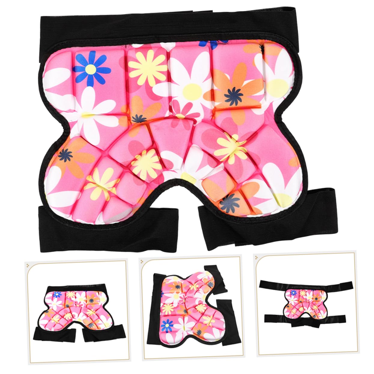 VANZACK Skating Hip Protective Pad Kids Skating Pants Double-Layer Safety Padding