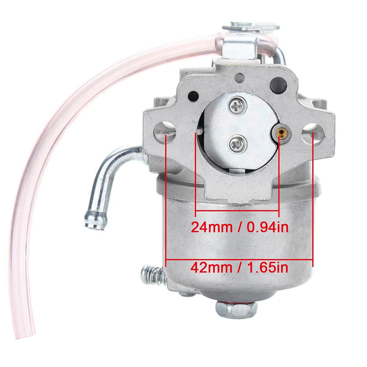 ZAMDOE Carburatore per John Deere 14SB JE75 JX75 JX85 Tosaerba Uomo a Terra da 21 Pollici, per Kawasaki FC150V 4 Tempi Motore, sostituisce #15003-2364, con Candela