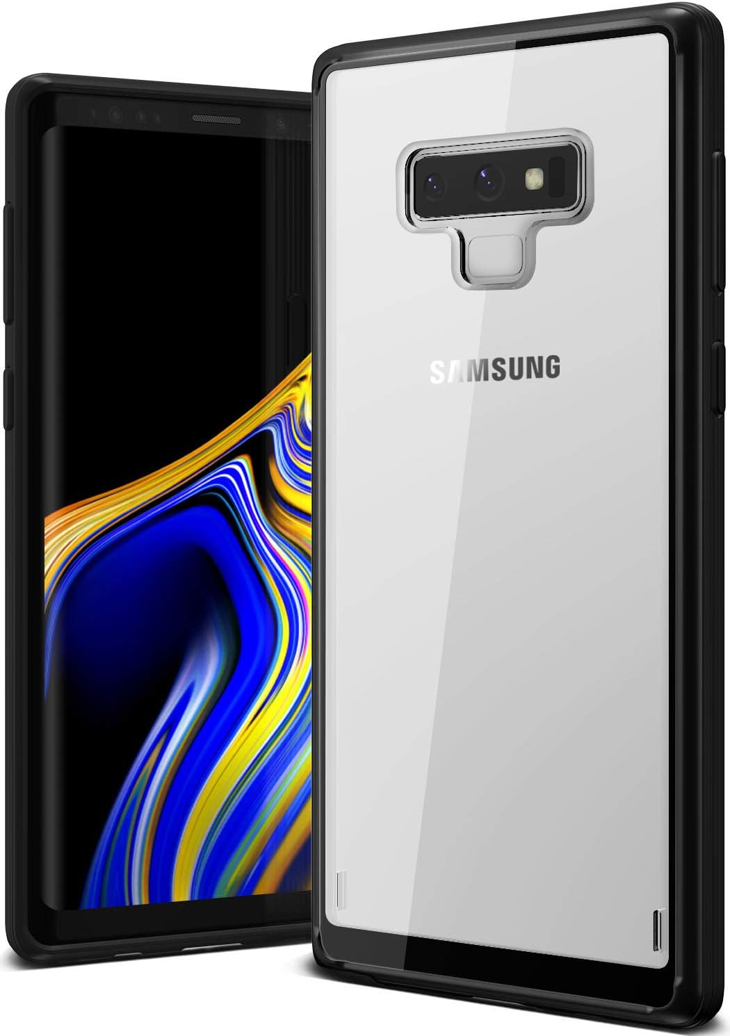 Crystal Chrome designed for Samsung Galaxy Note 9 cover/case - Black