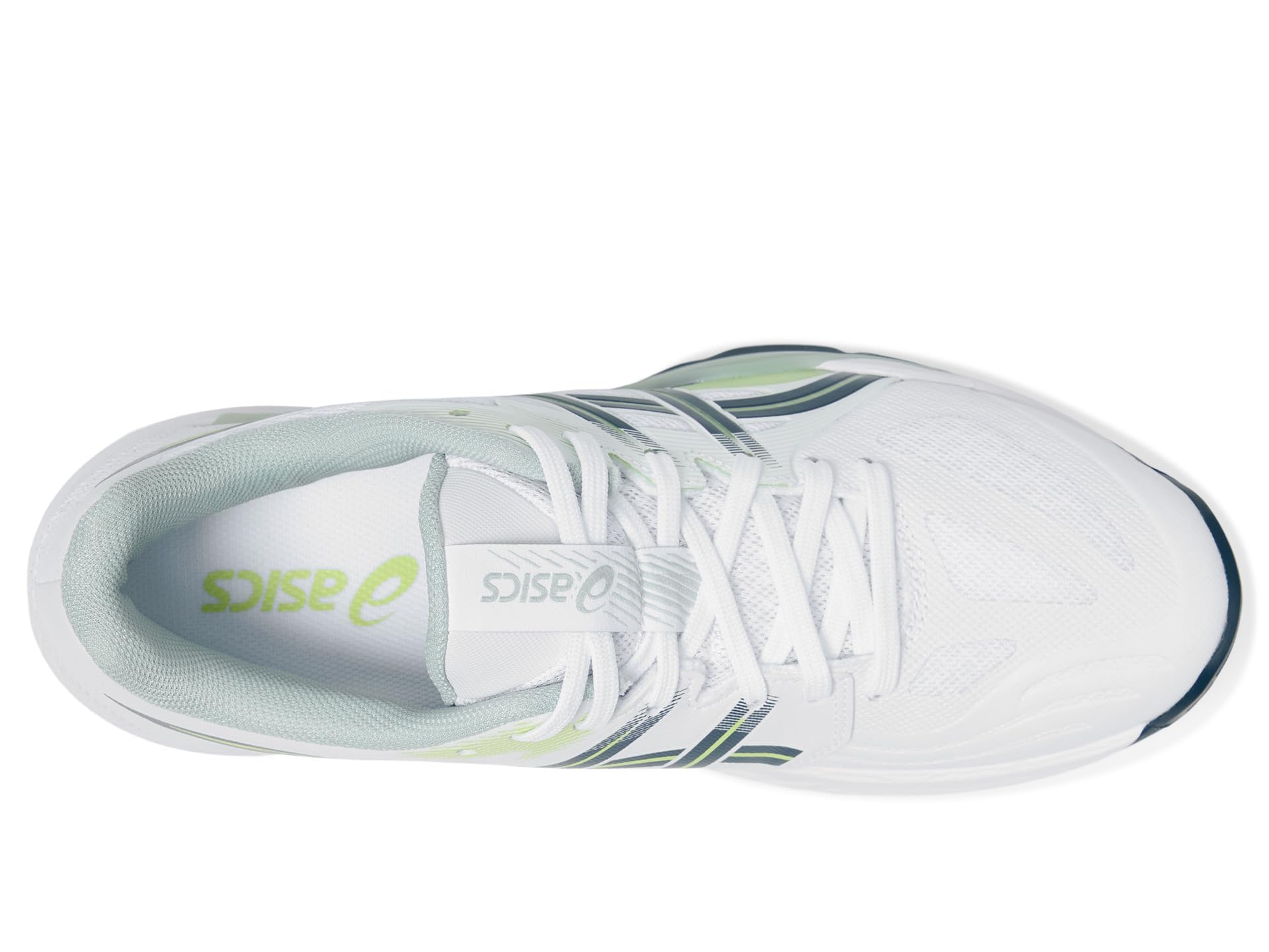 ASICS Men Powerbreak FF White/Tranquil Teal 9 Medium