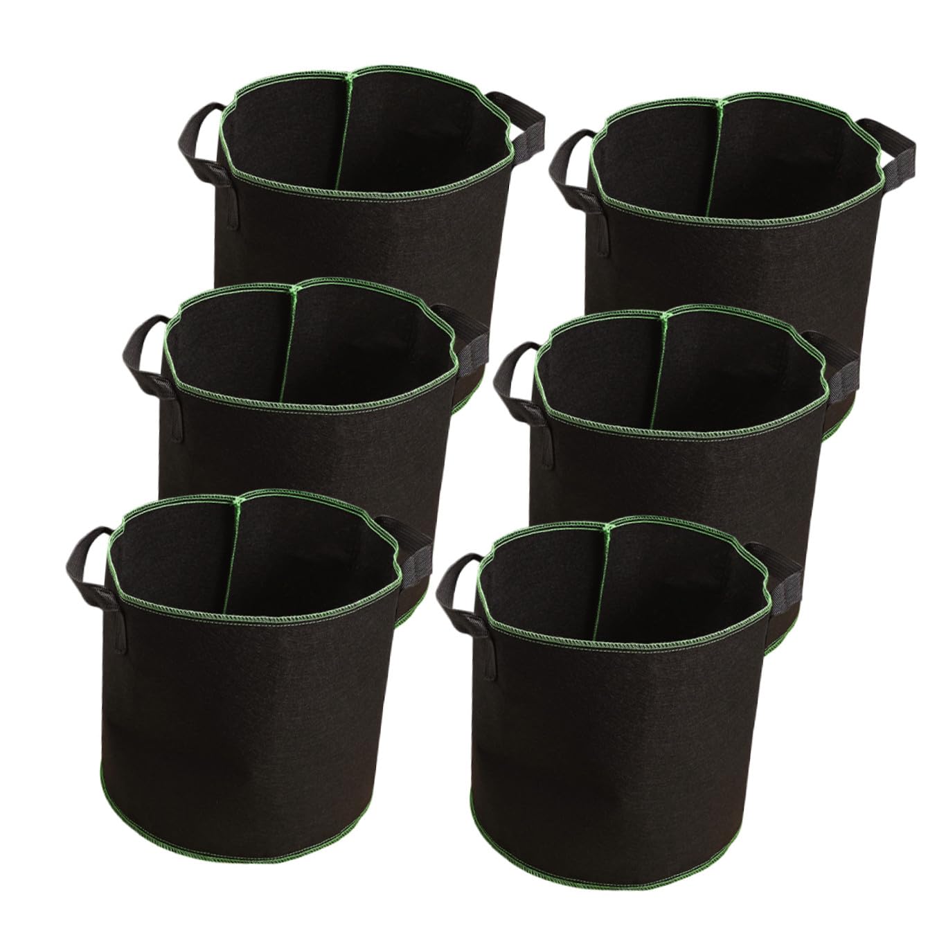 Sosoport 24piezas Bolsas De Cultivo De Tela No Tejida Contenedor para Plantas De Macetas Transpirables para Patatas y Verduras para Jardín y Huertos Interiores