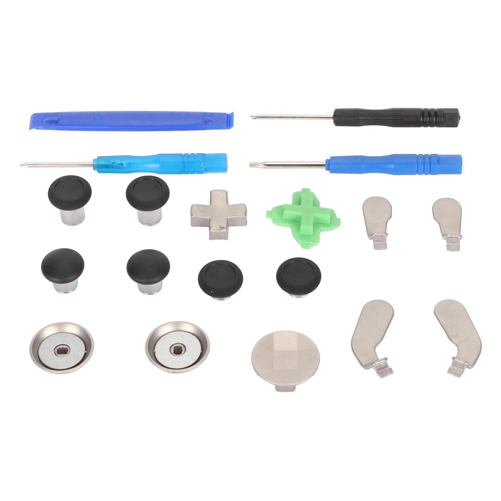 15 in 1 Metall Thumbsticks für One Elite Controller Modell 1698, für Elite Controller Modell 1698 Zubehörteile, Gaming Zubehör Ersatzpaddel Joystick Teile