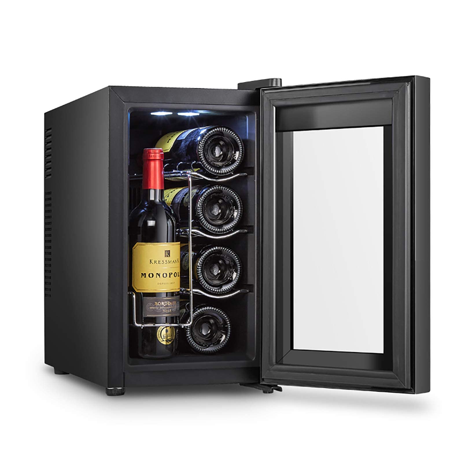 Bodega Independiente Refrigerador Refrigerador Encimera Refrigerador de Vino Compacto Armario de Control Inteligente