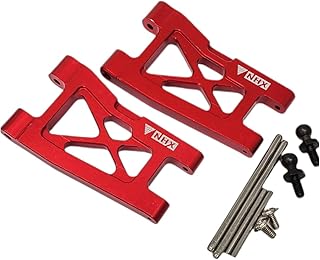 NHX RC Aluminum Front/Rear Lower Suspension Arms : Traxxas 1/18 LATRAX Teton Red