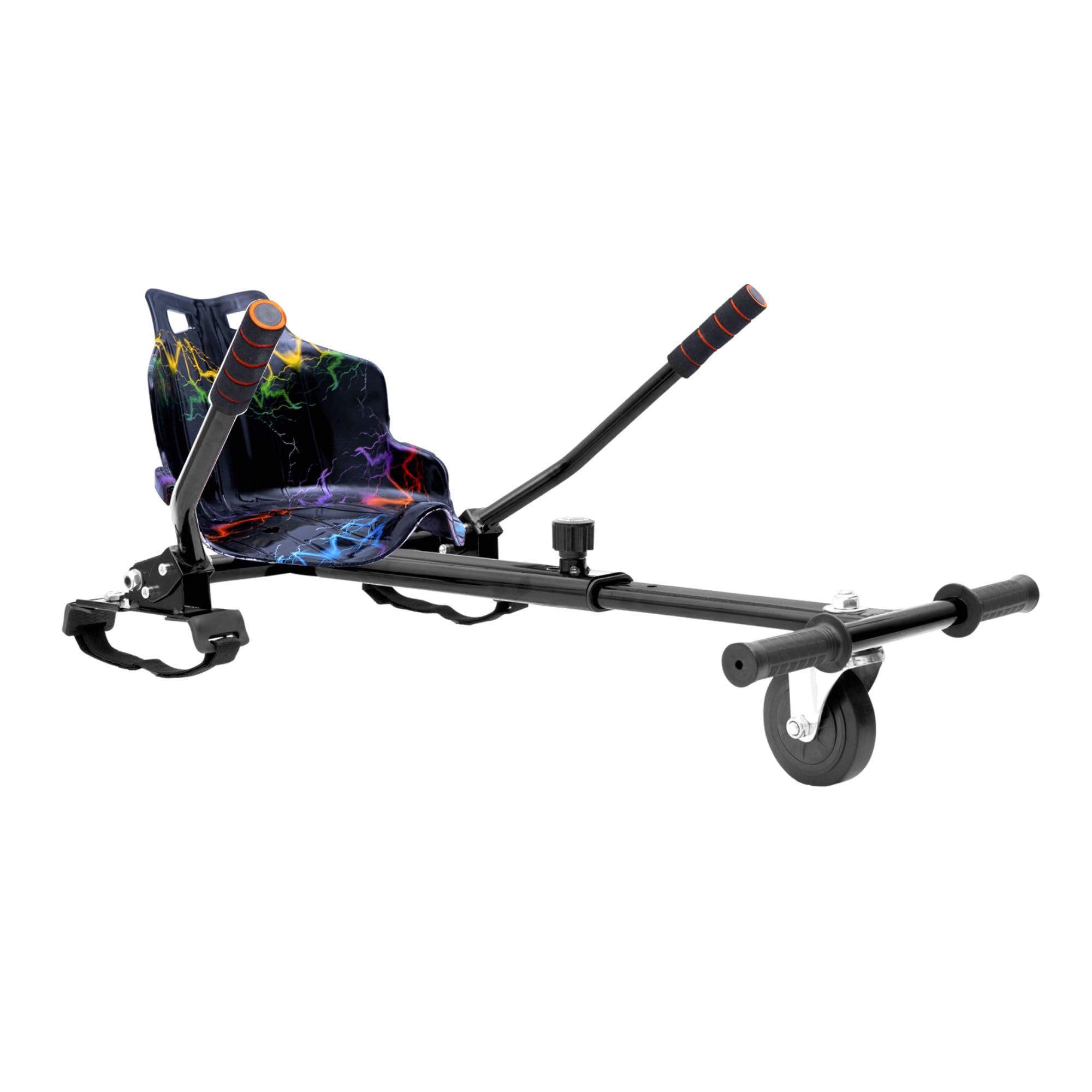 Hover-Pro HOVERKART - Go Kart Adjustable Hoverkart Seat For Self Balancing Scooters - Fits All Hover Board Sizes - 6.5", 8" and 10" (Rainbow)