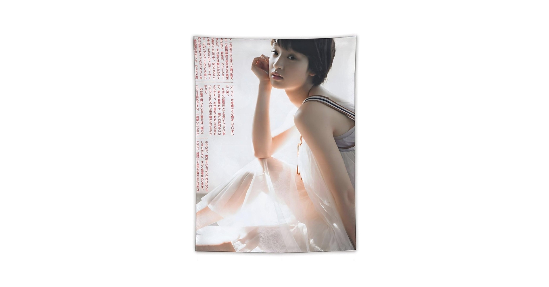 Amazon.co.jp: 剛力彩芽下着セクシー写真壁飾りポスター_clear