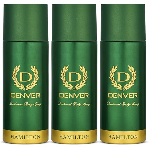 Denver Hamilton Deodorant 3-Pack - Long-Lasting 150ML