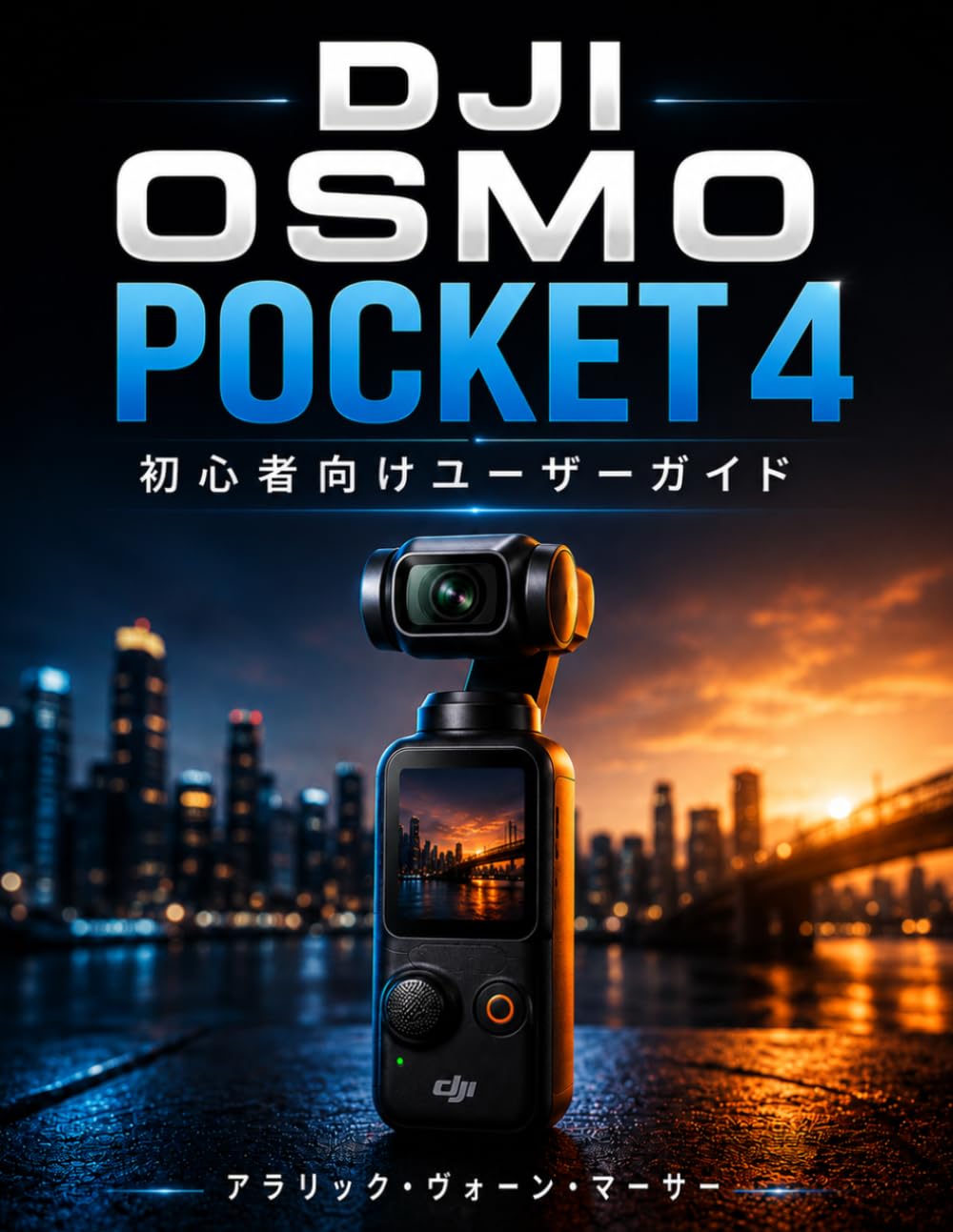 DJI OSMO POCKET 4 初心者向けユーザーガイド: 映画のような映像制作、スムーズな手ブレ補正、インテリジェントトラッキング、クリエイティブなストーリーテリング、Vlog制作、魅力的なコンテンツ作成をステップバイステップで学ぶ