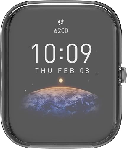Miniatura 6 de Funda compatible con Amazfit Bip 3Bip 3 Pro, ultra delgado, protector de pantalla suave, funda protectora completa para accesorios de reloj