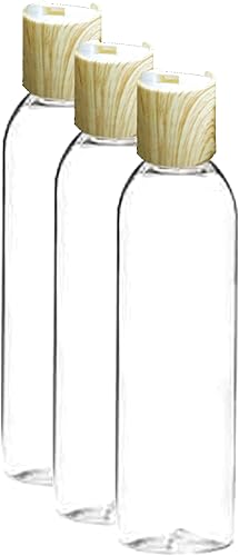 Miniatura 3 de Grand Parfums Botellas dispensadoras vacías de plástico transparente PET CosmoBullet de 6 onzas, para gel, jabón de manos de champú, acondicionador.