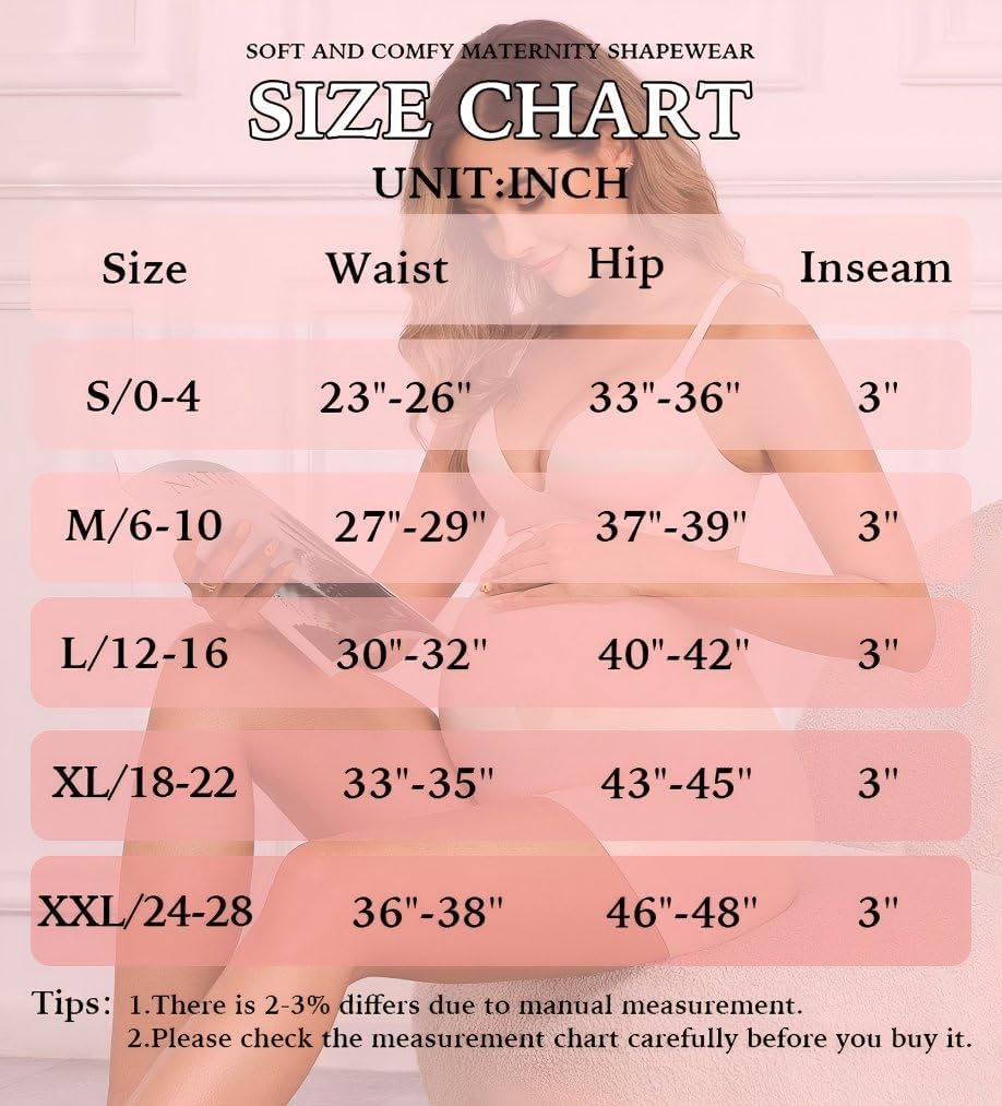 Maternity Shapewear Underwear for Under Dress Seamless Pregnancy Shorts Over Bump Belly Support Panties