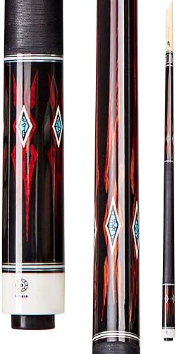 Collapsar CH - Taco de billar con estuche de tacos suaves, palos de billar profesionales personalizados de 58 pulgadas con puntas de 0.512 in, eje