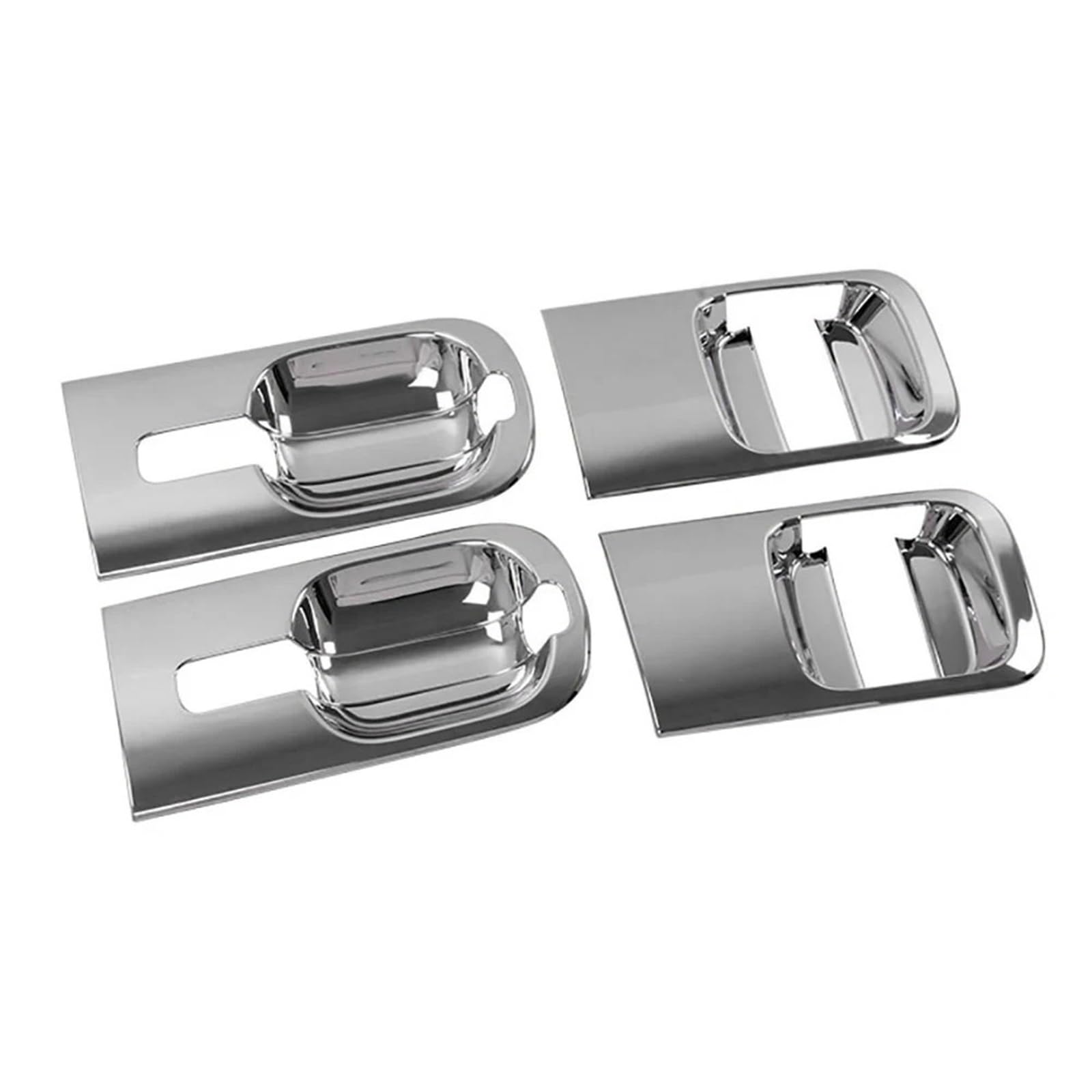 BQWYEDPL 6Pcs Car ABS Chrome Door Handle Bowls Fit for Hyundai Fit for Grand Starex H1-A77Q Car Door Latch Handle