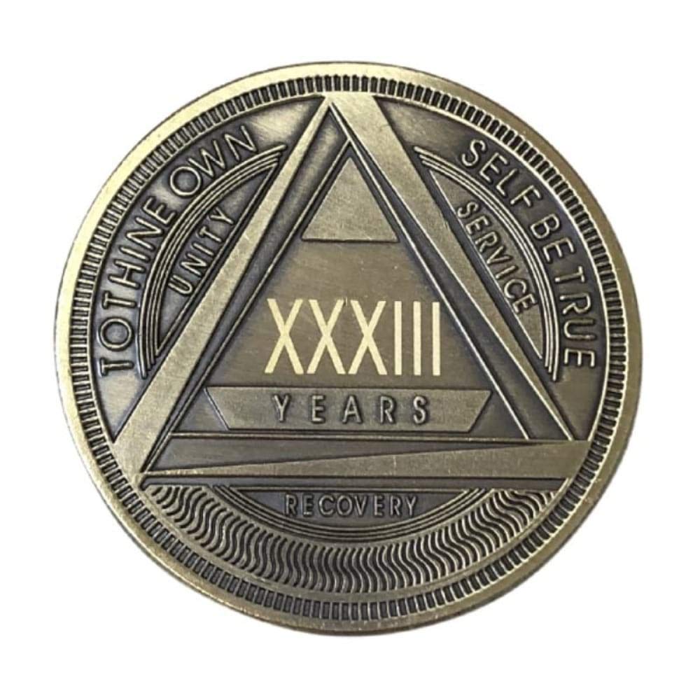 MyRecoveryStoreAA Coin with Roman Numeral Alcoholics Anonymous (1-50 Years)