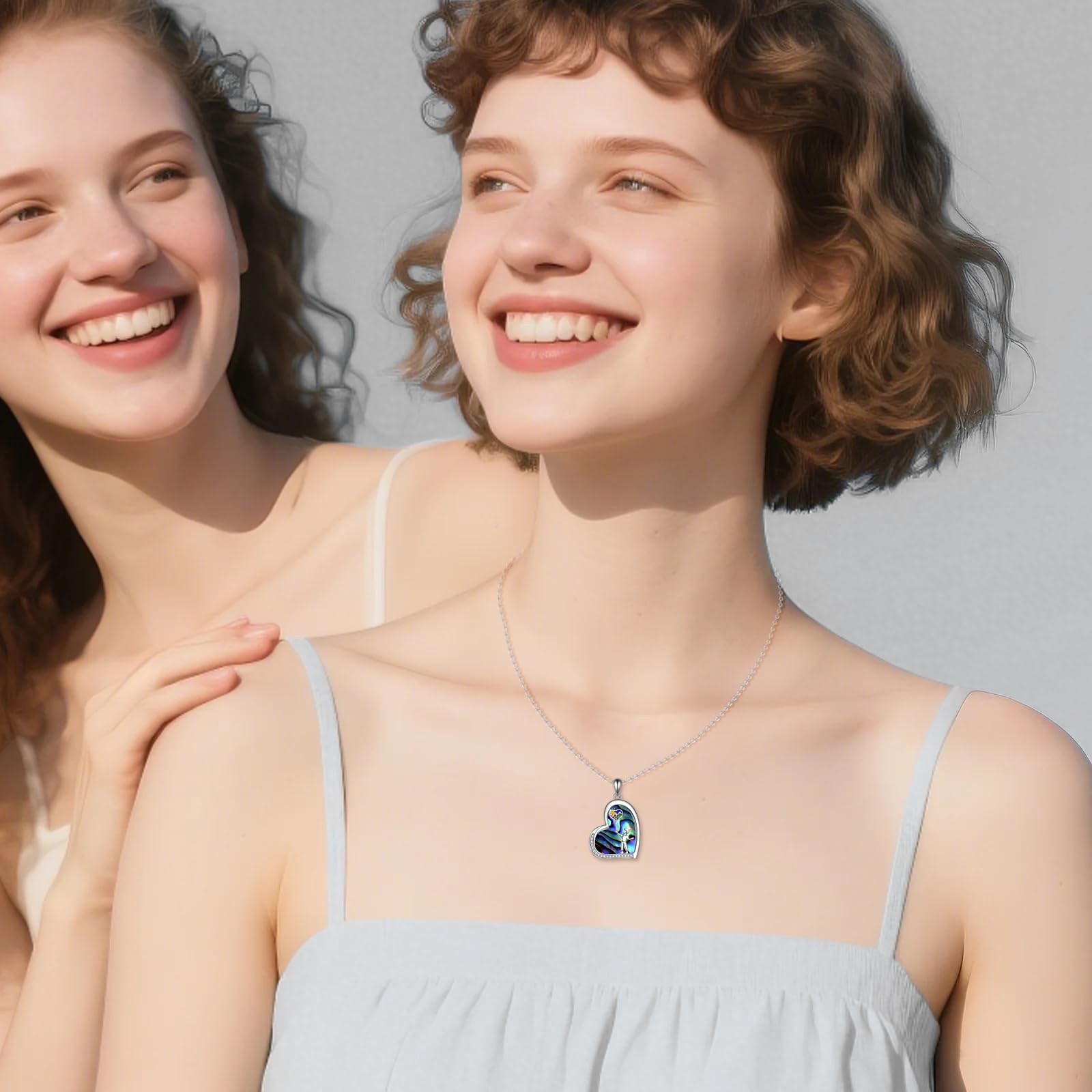 Snapklik.com : Autism Awareness Necklace Sterling Silver Abalone Autism ...