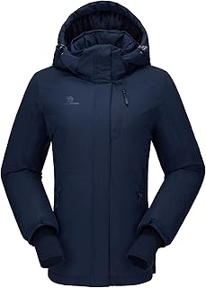Sponsored Ad - CAMELSPORTS Women's Waterproof Mountain Ski Snow Jacket with Fleece Outdoor Windproof Raincoat Hooded for F...