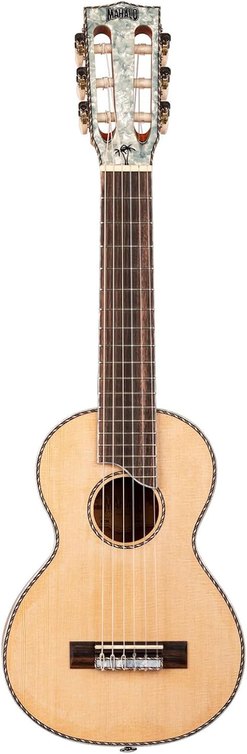 Mahalo, 6-String Ukulele Concert, Natural, Guitarlele (MP5)