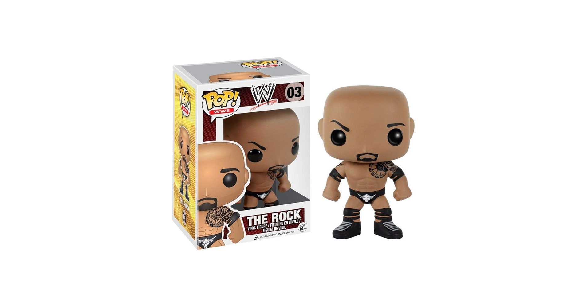 FUNKO POP WWE 03 THE ROCK ザ•ロック Amazon.com: Funko POP WWE : The Rock Action Figure : Sports