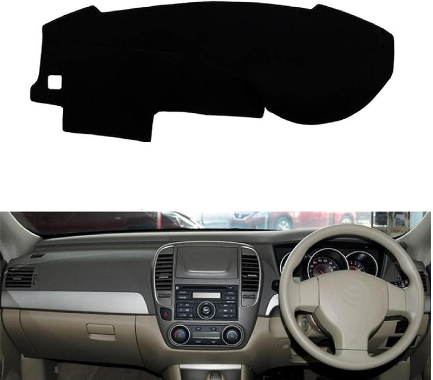 Dash Mat Cover for Nissan Bluebird Sylphy Almera G11 2005-2012 Car Dashboard Cover Dash Mat Dashmat Pad Sun Shade Instrument Carpet