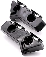 Vista 4 de Juego de soporte de cubierta de parachoques delantero izquierdo y derecho compatible con Dodge Charger 2011 2012 2013 2014 57010286AC 57010287AC